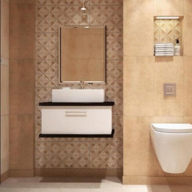 عکس محصول کاشی پرنسس (کرم) سایز ۶۰ در ۳۰