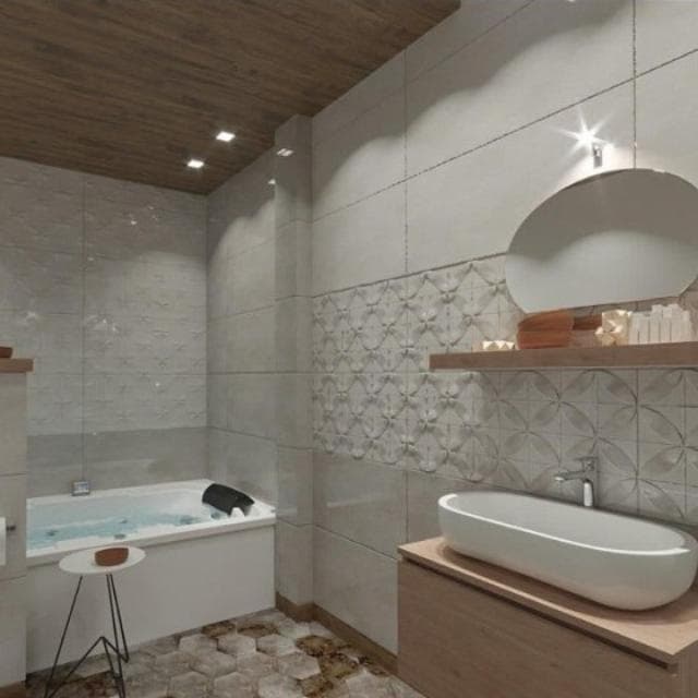 عکس محصول کاشی پرنسس (طوسی) سایز ۶۰ در ۳۰